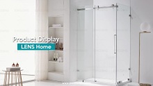 Best Selling Small Roller Easy Installation Simple Shower Door LINCOLN MSS-E31