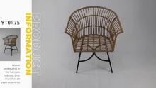 China Wholesale Indoor Outdoor Garden Rattan Lounge Chair Rattan Chair on Sale YT0R75 | Modern Century Furniture