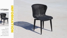 2022 Hot Sale Nordic Outdoor Rattan Chair-Modern Garden Outdoor Leisure Rattan Chair YT0R84 | Modern Century Furniture