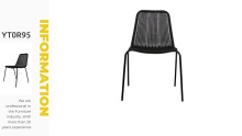 2022 Manufacturers Wholesale Dining Chairs Cafe Chairs Indoor Outdoor Restaurant Rattan Wicker Chair on Sale