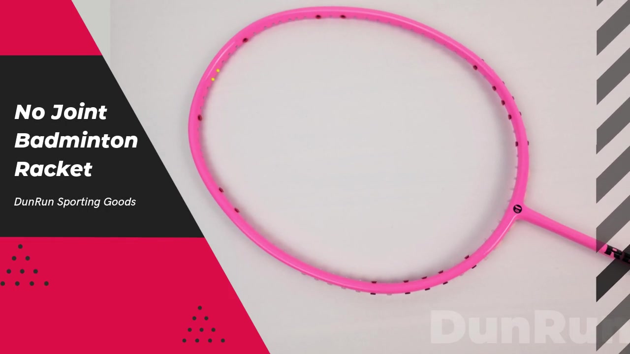 DunRun Carbon Graphite Badminton Racket for Indoor outdoor Sport