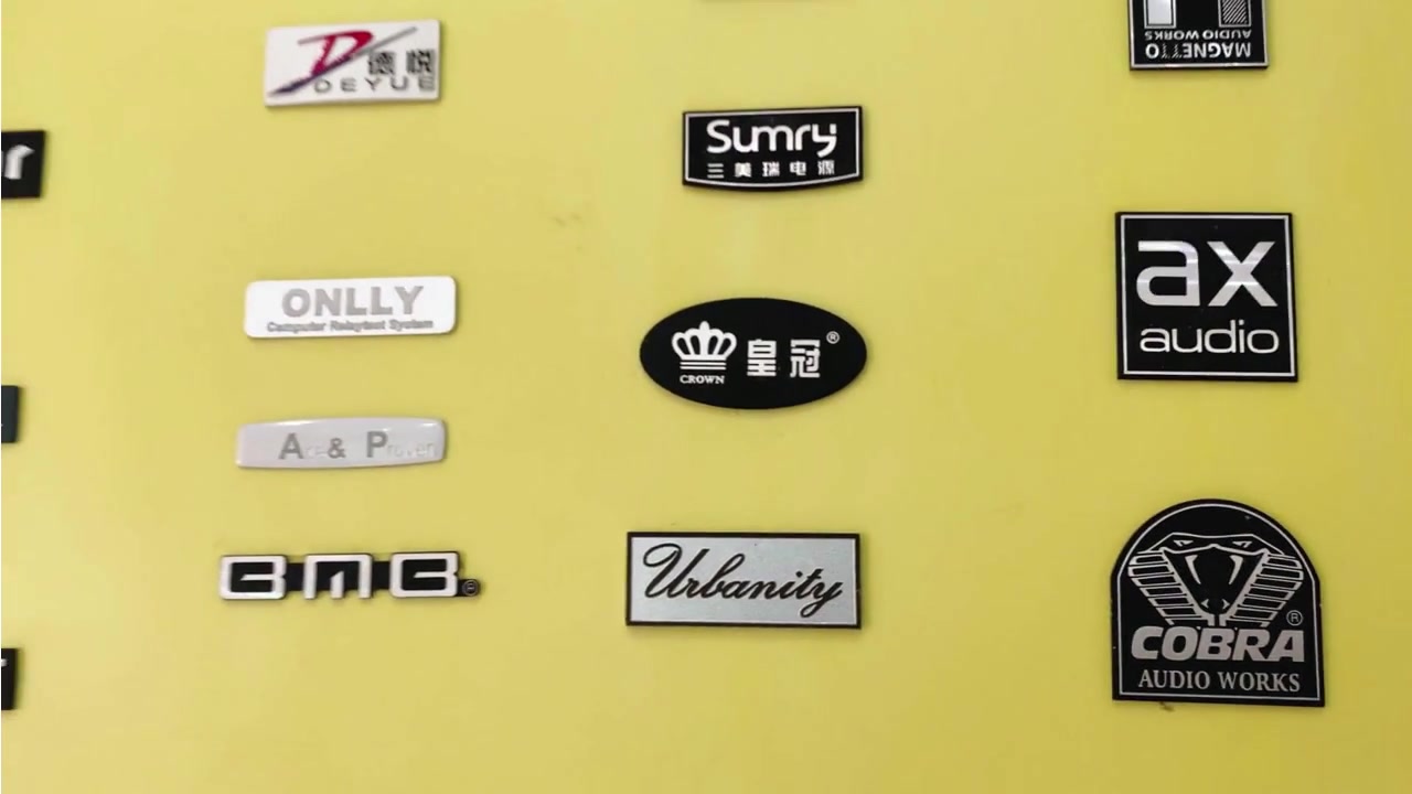 Custom aluminum nameplates wholesale blank name plates丨AL Aluminum