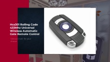 Hcs301 Rolling Code 433Mhz Universal Wireless Automatic Gate Remote Control