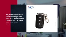 315/433mhz Wireless Radio Rolling Code HCS301 Code Remote Control for Car Door