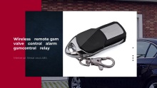 Wireless remote Gsm Valve control alarm Gsmcontrol relay