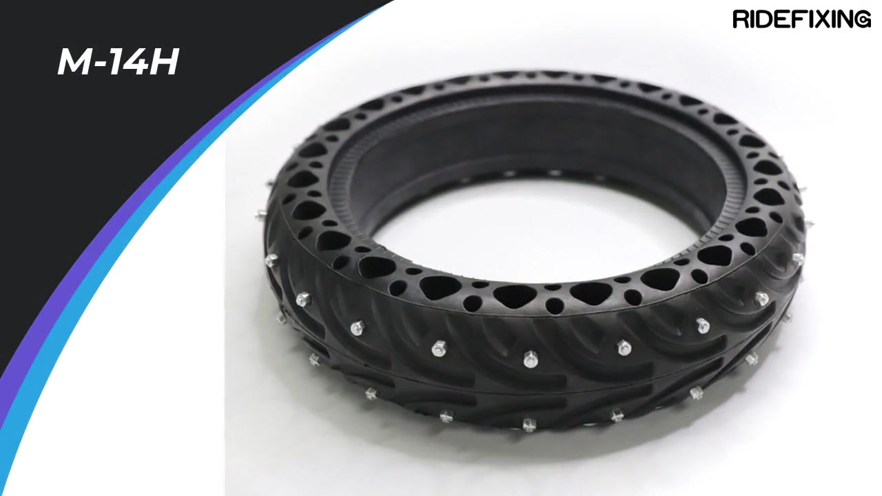 New Winter Tire 8.5inch Solid Tire With Cleats Nonslip Snow Tire for Xiaomi M365