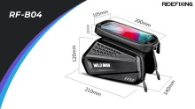 WILD MAN Series Bicycle Phone Bag
