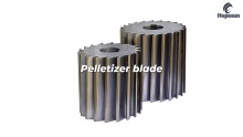 Pelletizer blade plastic recycling machine