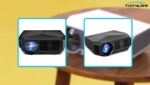 Smart Projector LED 4k Projector Home Theater with Android Speaker Bluetooth A4300 Pro
