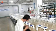 Gluing Procedure of the Outflow for K2 Sinewave Protein Skimmer