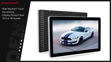 Wall Mounted Touch Advertising Display,Product Size 18.5 to 55 Inches
