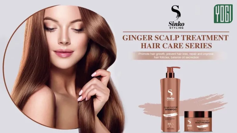 Sinko Styling 100% Pure Natural Organic Hair Care Set Anti-hair Loss Ginger  Hair shampoo