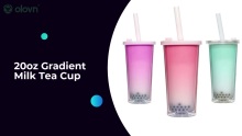 20oz Gradient Milk Tea Cup