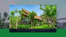 Adventure Theme Prefab Resort House Hotel Made Of Steel Frame