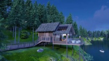 Portable Tiny Sweet Home Prefabricated Non-container House