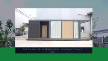 Fully Furnished Modern Prefab Mobile Home Smart Cottage In Sale