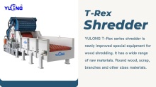 YULONG Wood Logs Chipper Shredder Crusher