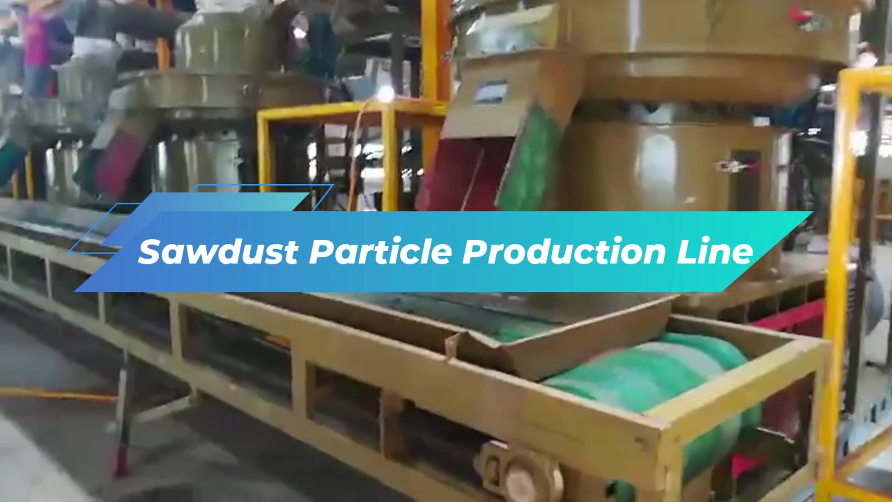 6 Sets of Wood Chip Particle Production Lines With an Output of 15 Tons at 850 Hours