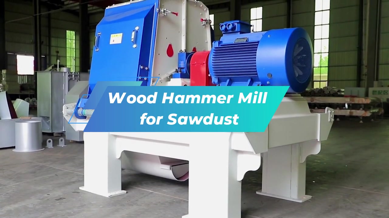 Wood Hammer Mill for Sawdust and Wood Pellet Processing Grinders