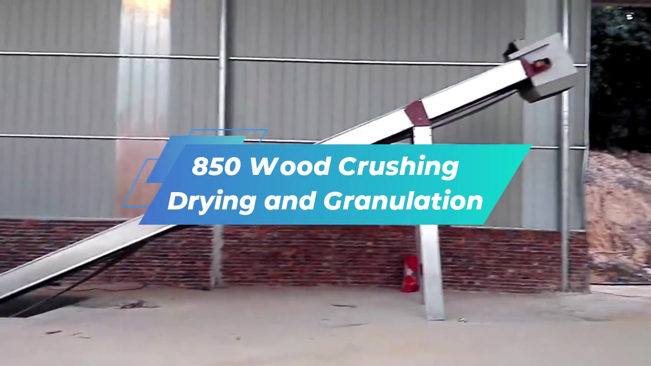 850 Wood Crushing Drying and Granulation