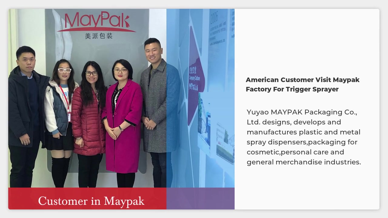 American Customer Visit Maypak Factory For Trigger Sprayer