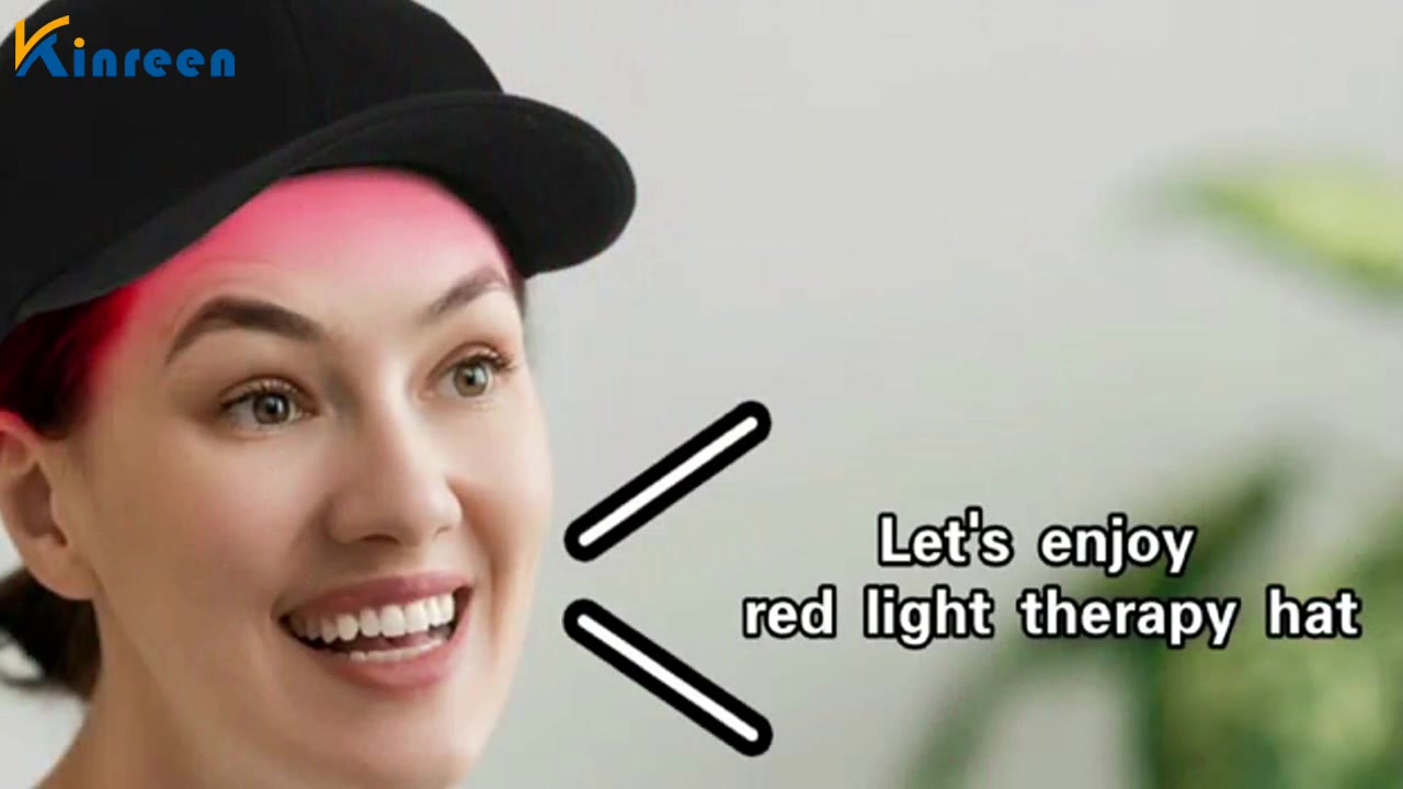 Chapéu de Terapia da Luz Vermelha