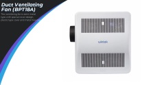 Efficiency Ventilation Fan Ceiling Mounting Strong Airflow Duct Fan High quantity Plastic Cover Metal Housing for Hotel Home Bathroom Kitchen
