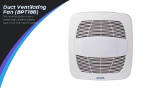 High Quantity Exhaust Ceiling Duct Fan Ultrathin Plastic Cover Semi Metal Type Copper Motor Save Energy for Hotel Home Bathroom Kitchen