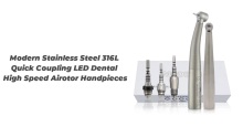 Modern Stainless Steel 316L Quick Coupling LED Dental High Speed Airotor Handpieces