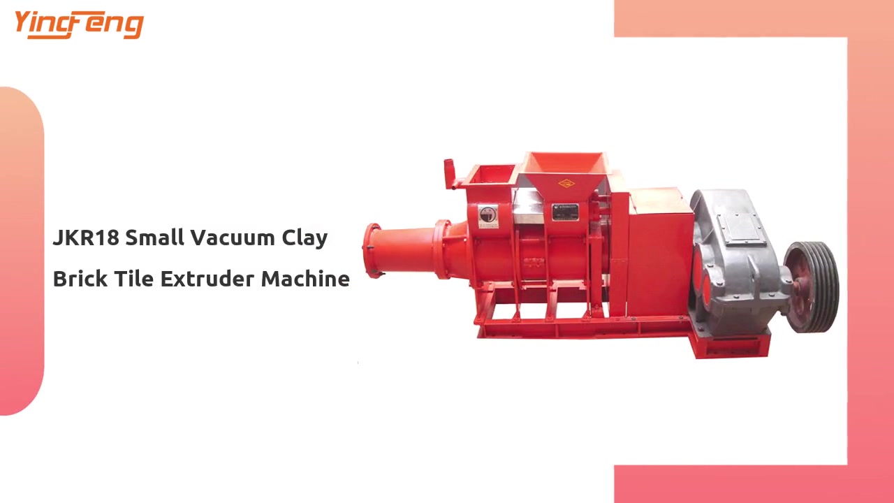 JKR18 Small Vacuum Clay Brick Tile Extruder Machine