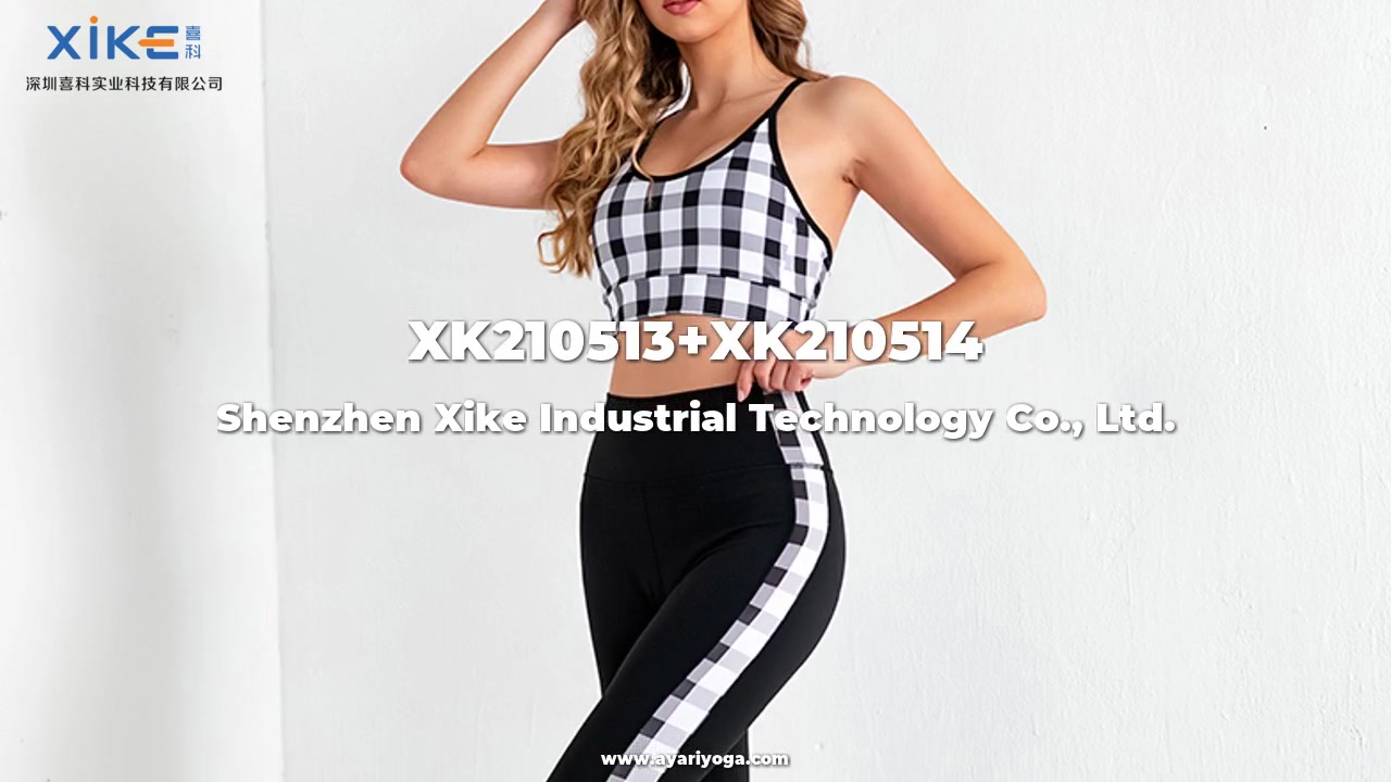 OEM Ladies Fixed Polstret Y Racer Strap Sports BH Yoga Suit Set fabrikanter fra producenter i Kina