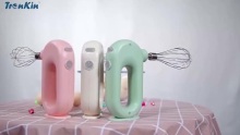 New Wireless Rechargeable Stainless Steel Portable Electric Food Coffee Milk Hand Mixer