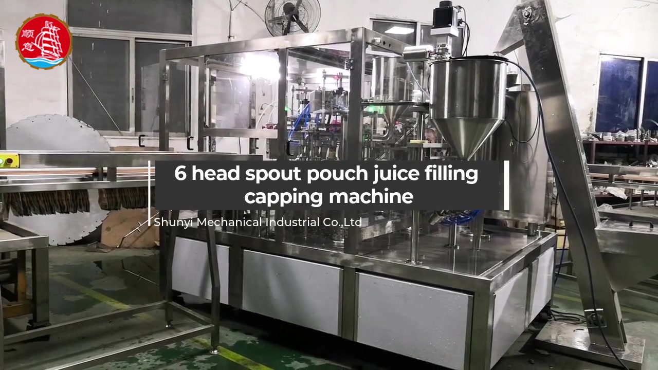  Best 6 head spout pouch juice filling capping machine Factory Price - SHUNYI 