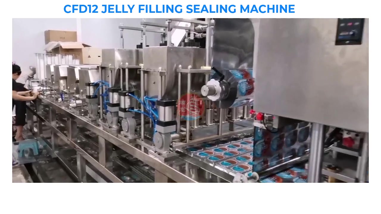 Professional JELLY WITH NATA DE COCO FILLING SEALING MACHINE manufacturers