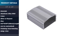 Aluminum Extrusion Enclosure Electronic Metal PCB Box Customized Case