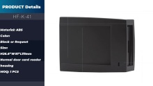 Electronic door reader box ABS project housing