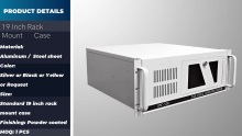 19 Inch 2U 3U 4U rack mount aluminum case telecom server chassis