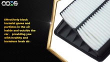 17220-RL5-A00 Factory direct wholesale car air filter production line sports car air filter filter car air