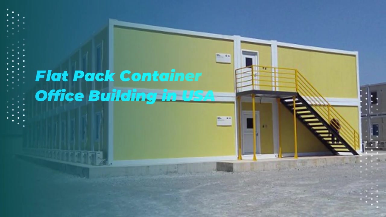 Flat Pack Container Bürogebäude in den USA