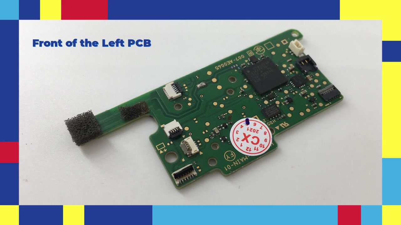 Interruptor Nintendo Izquierda derecha Joy-con Controlador PCB Módulo de circuito Reemplazo de la placa base