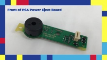 PS4 Slim TSW-002 Power On/Off Eject Board with Ribbon Flex Cable