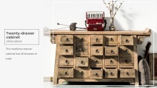 Twenty-drawer cabinet GPND-020143