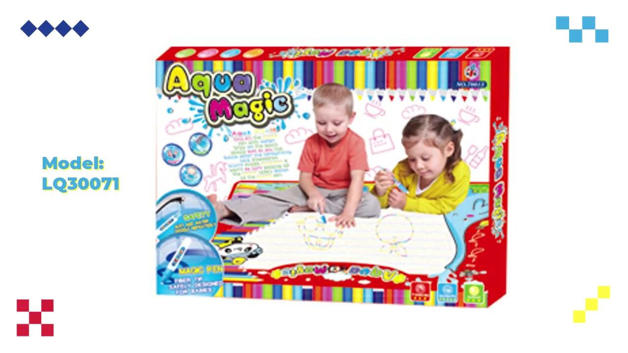 OEM/OEM profesional/manta de escritura Aquadoodle manta de grafiti DIY juguetes educativos para niños Aqua Magic Doodle Mat