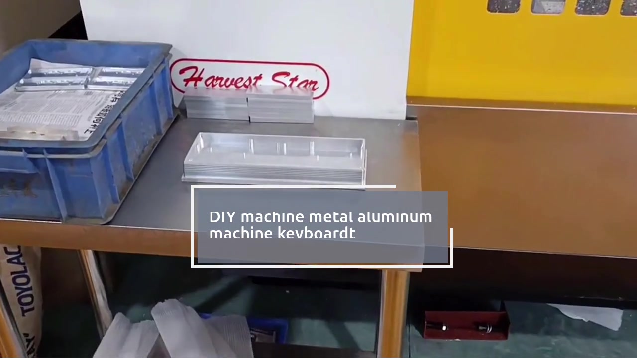DIY آلة معدنية الألومنيوم Mmachine قاعدة لوحة المفاتيح