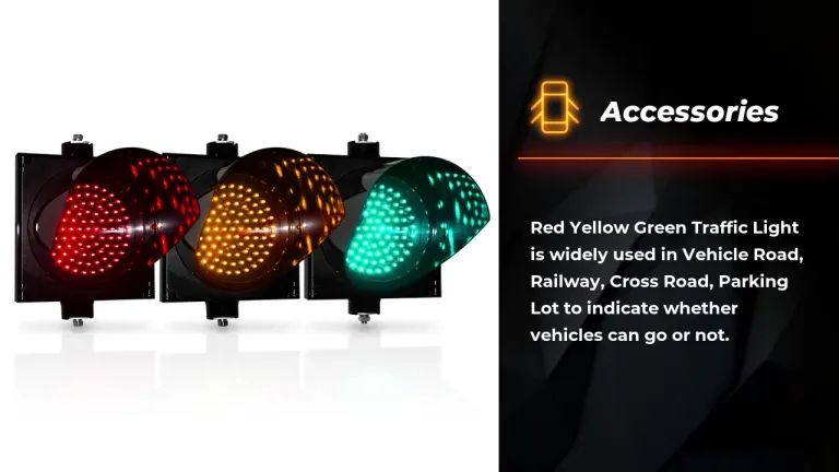 Semáforo LED de bola roja/amarilla/verde de diámetro 200 mm (8 pulgadas)  con lente transparente