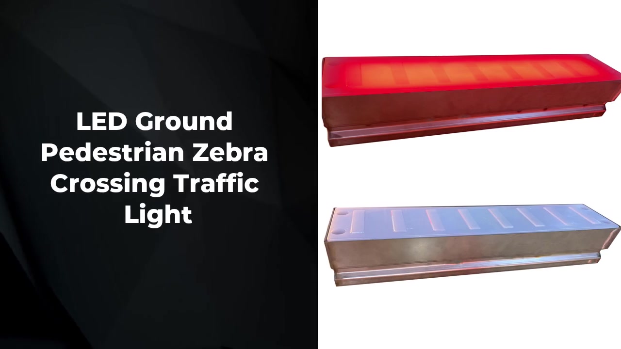 Best LED Ground Pedestrian Zebra Crossing Traffic Light Company BBM Traffic Light